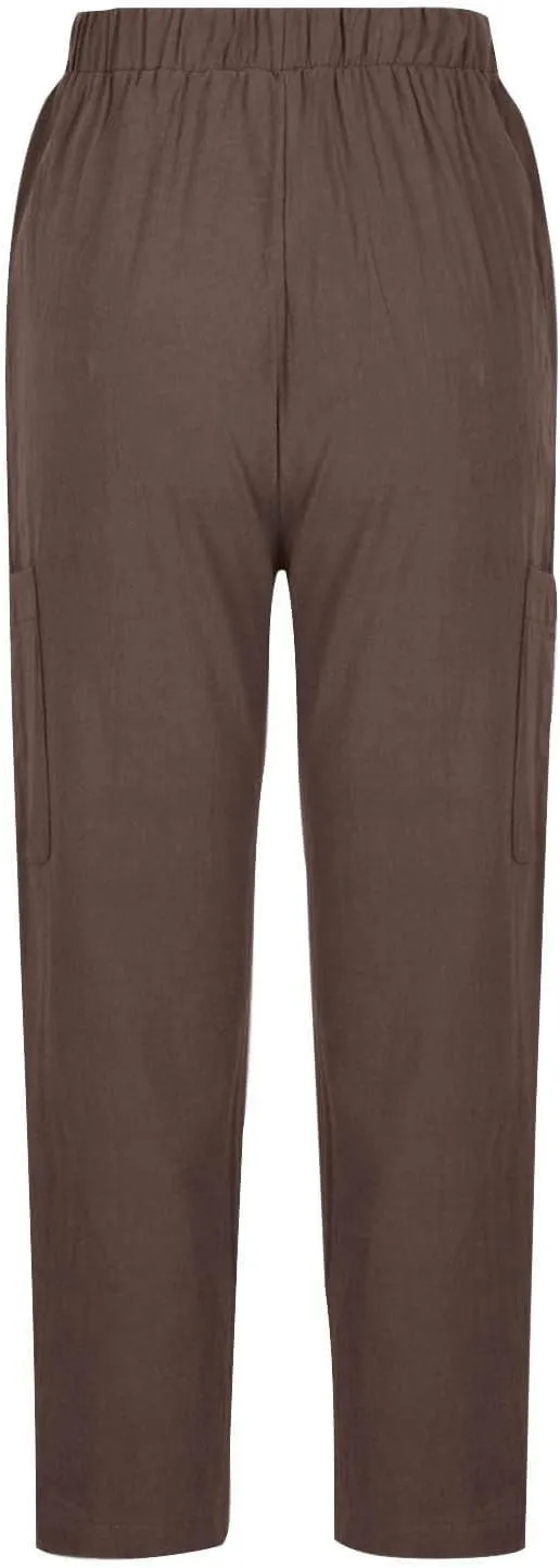 PTOLOCIF Linen Pants Women Summer,Baggy Linen Pants Summer Lightweight High Waist Palazzo Pants Loose Straight Leg Pants