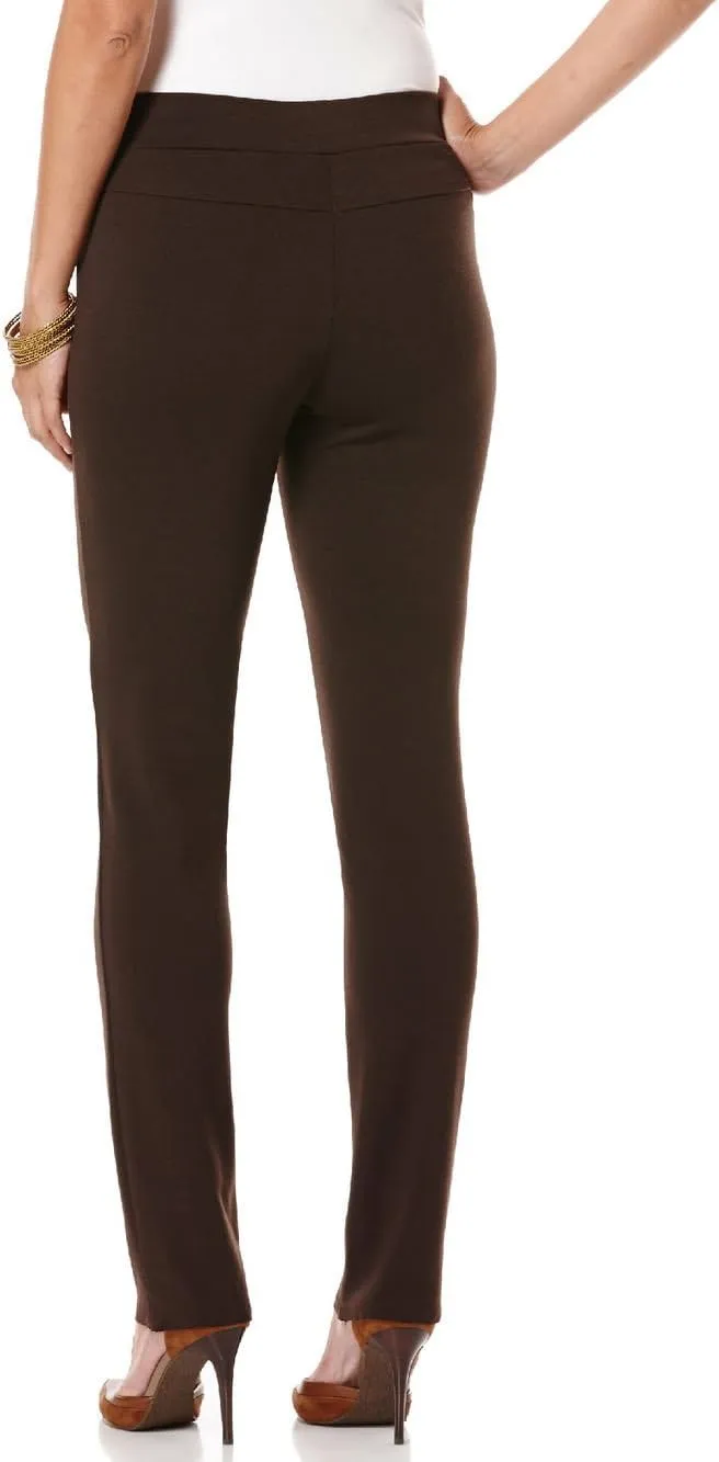 Rafaella Women's Slim Comfort Fit Ponte Dress Pants (Sizes 4-16)