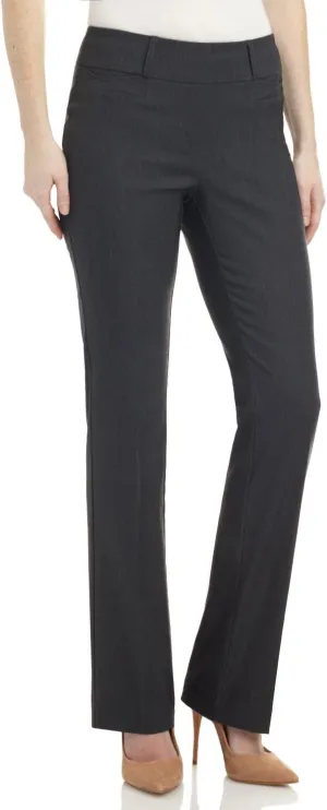 Rekucci Womens Ease into Comfort Fit Barely Bootcut Business Casual Stretch Pants in Regular/Tall/Petite fit