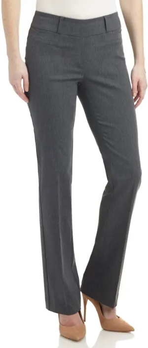 Rekucci Womens Ease into Comfort Fit Barely Bootcut Business Casual Stretch Pants in Regular/Tall/Petite fit
