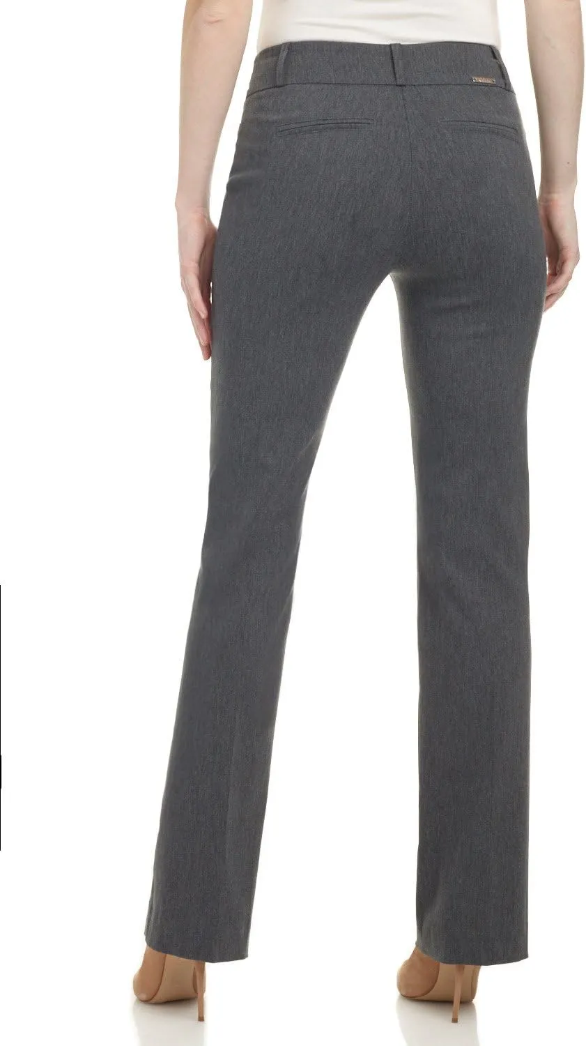 Rekucci Womens Ease into Comfort Fit Barely Bootcut Business Casual Stretch Pants in Regular/Tall/Petite fit