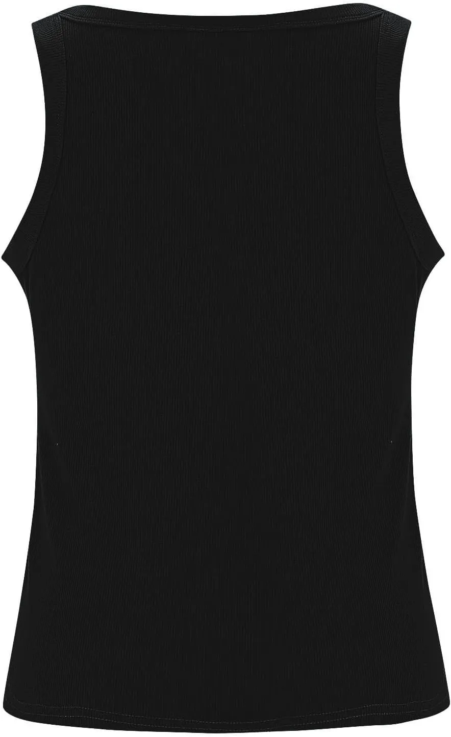 Ribbed Tank Tops for Women with Built in Bra Racerback Sleeveless Camisole Crewneck Slim Fit Chest Pad Tanks