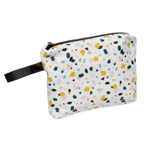 Rolling Nomad Tyvek Zippered Pouch, Wet Bikini Bag, Travel, Toiletry, Pool, Beach Essential, Waterproof, Summer Must Haves, 8x6.5x1 (Small)