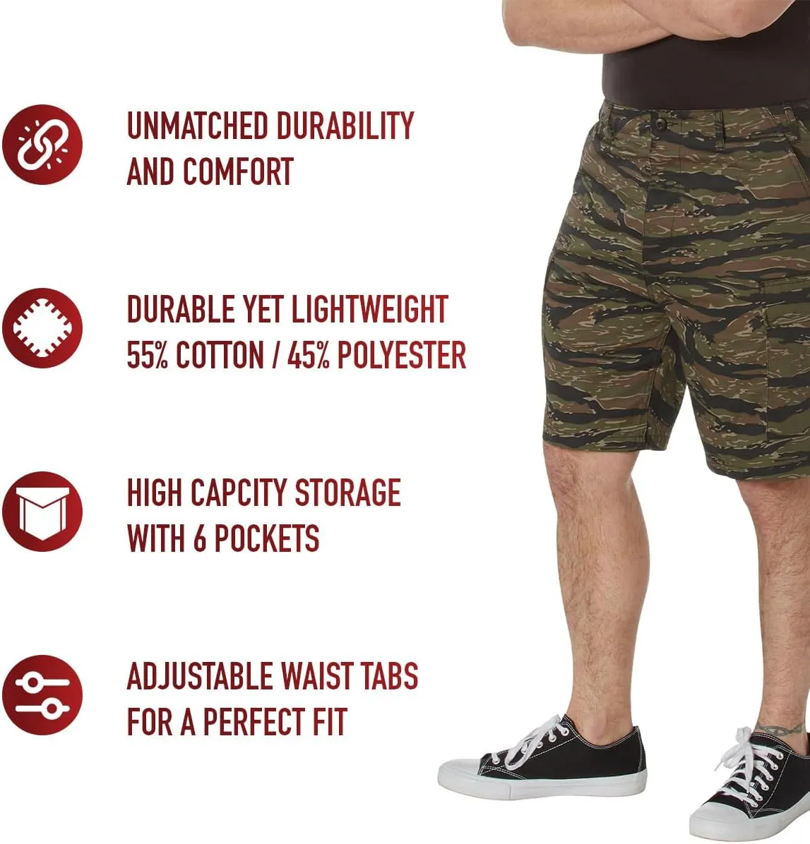 Rothco BDU Cargo Shorts Mens Outdoor Shorts Hiking Shorts