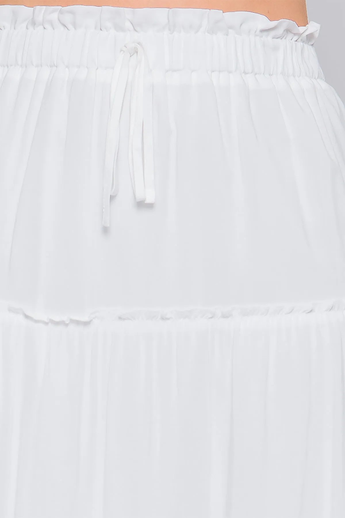 RUFFLE TIERED A-LINE LONG MAXI SKIRT 2-2-2(NOW $9.50 ONLY!)