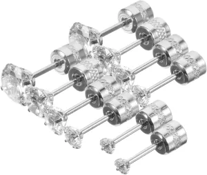 SAFIGLE Stylish Women Stud Earrings Rhinestone Earrings for Women Trendy Minimalist Design