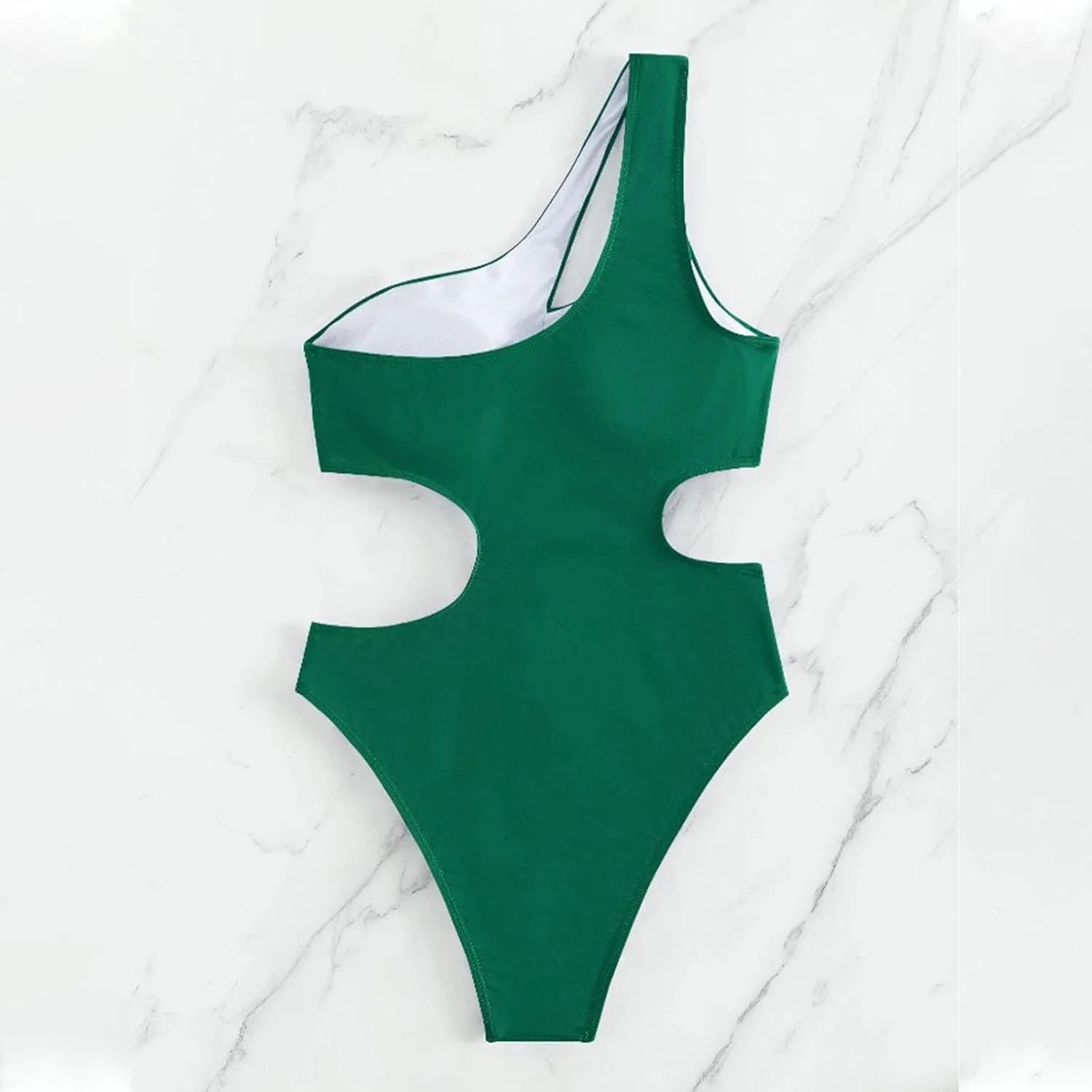 Sexy One Piece Swimsuit for Women 2025 Beach Criss Cross Halter Neck Swimwear Cut Out Bathing Suit Shark Thong Bikini