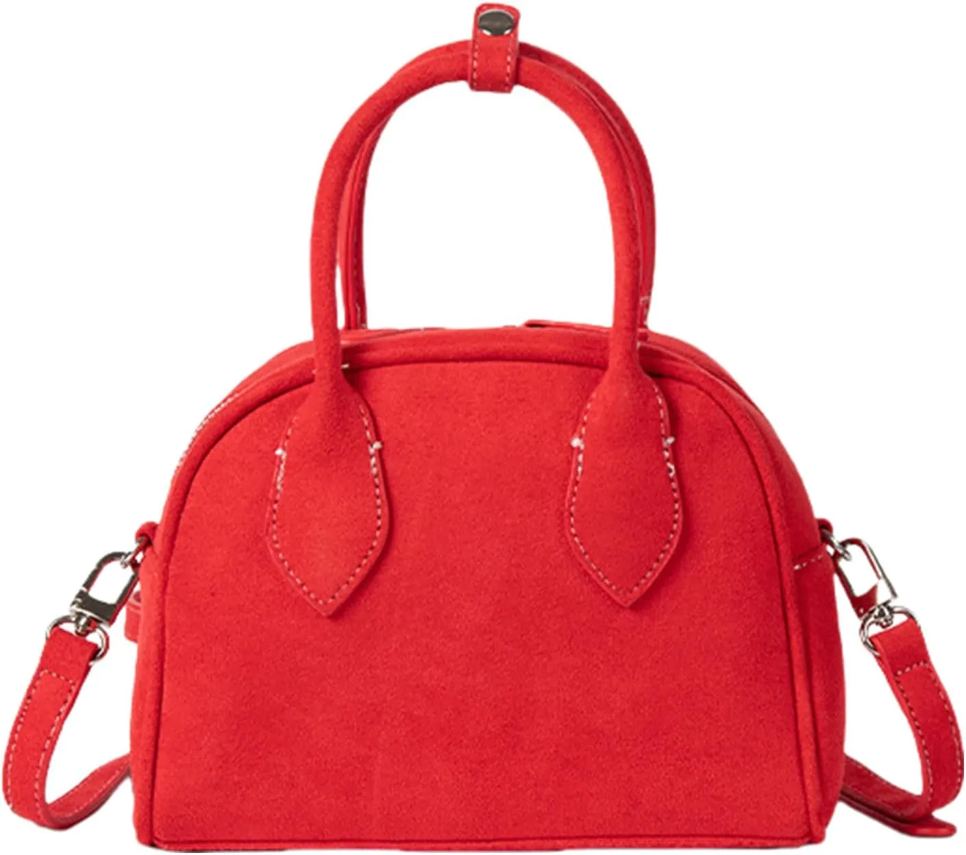 Shoulder HandbagStylish Women's Crossbody Bags Retro Shoulder Purse with Adjustable Strap PU Leather Handbag Satchel for Everyday Use