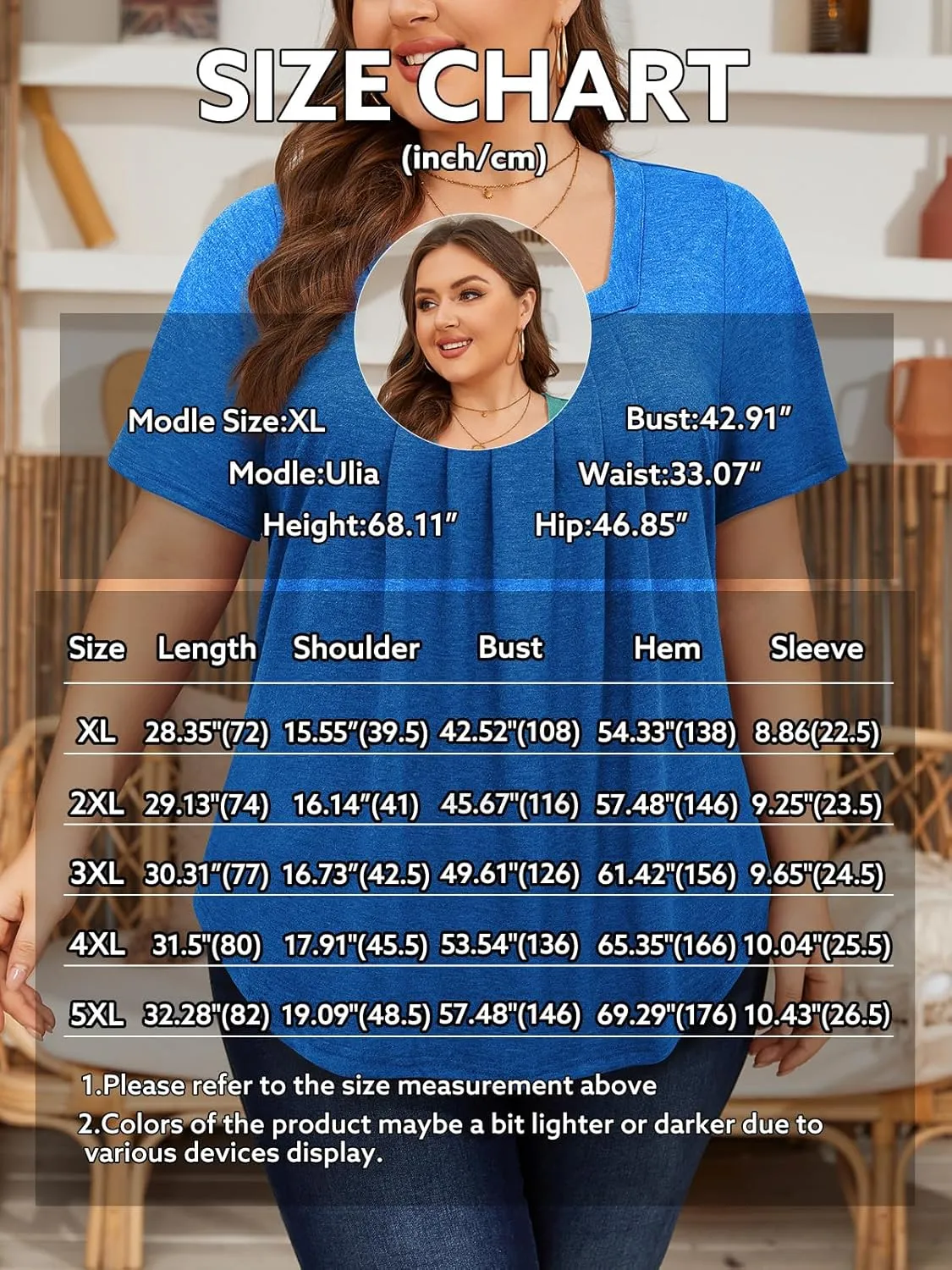 Siddhe Plus Size Tops for Women Short Sleeve Square Neck Summer Loose Fit Tunic Top for Leggings