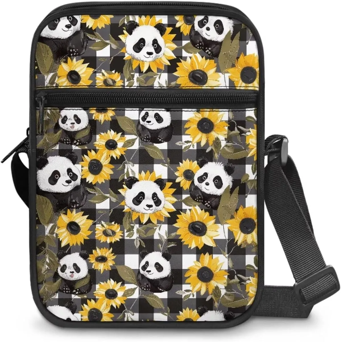 Small Messenger Bags Purses for Women Crossbody Shoulder Bag with Zipper Pockets