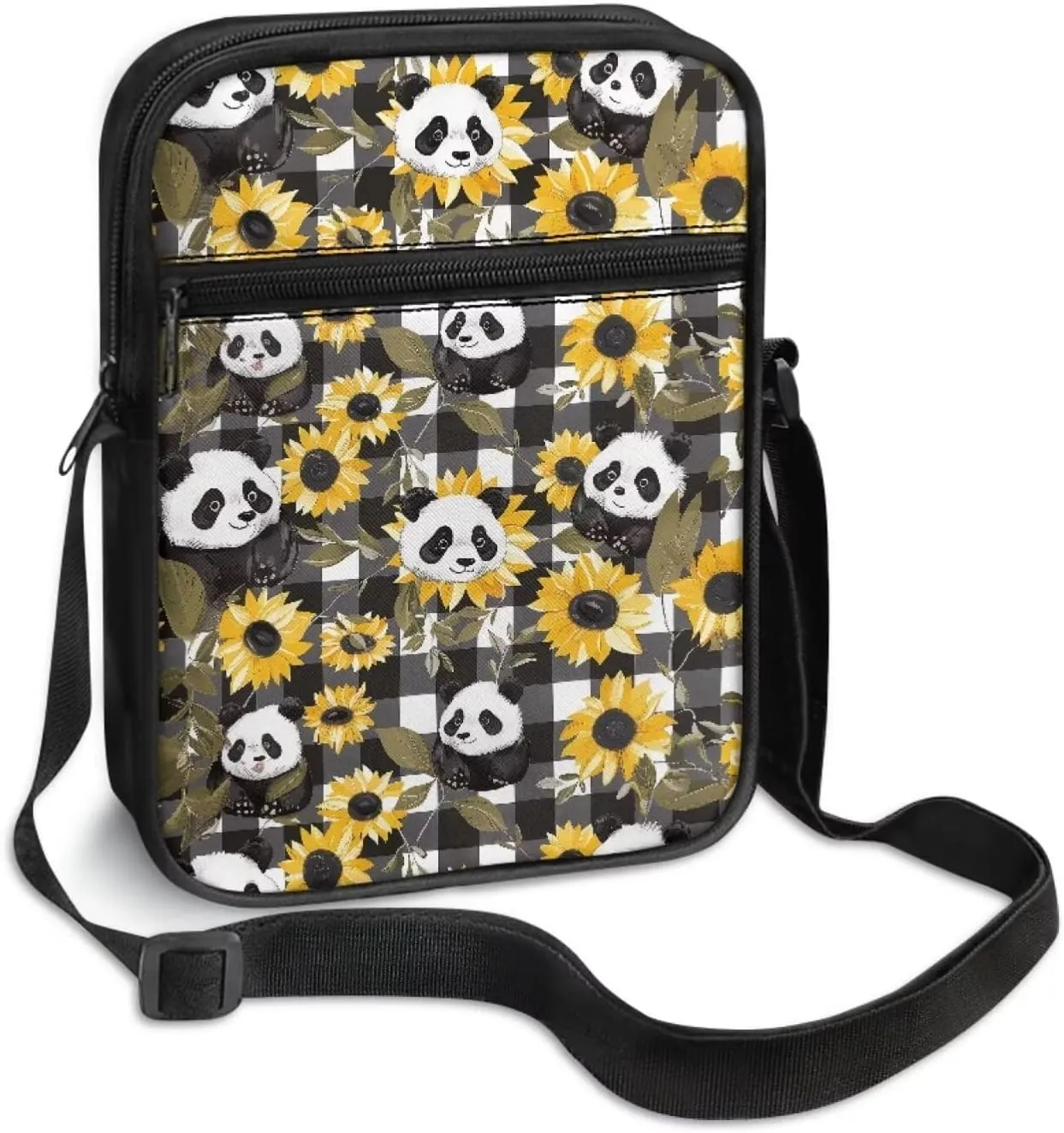 Small Messenger Bags Purses for Women Crossbody Shoulder Bag with Zipper Pockets
