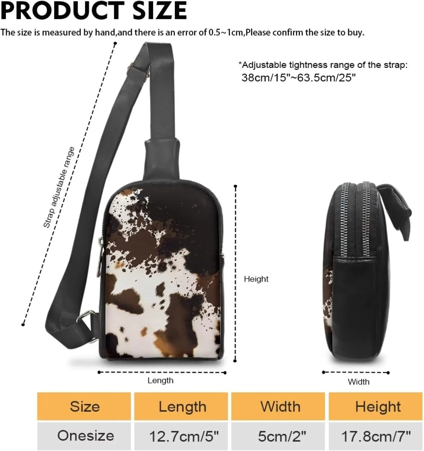 Small Sling Bags for Women Ladies Crossbody Sling Backpack Leather Fanny Pack Crossbody Bag for Travel