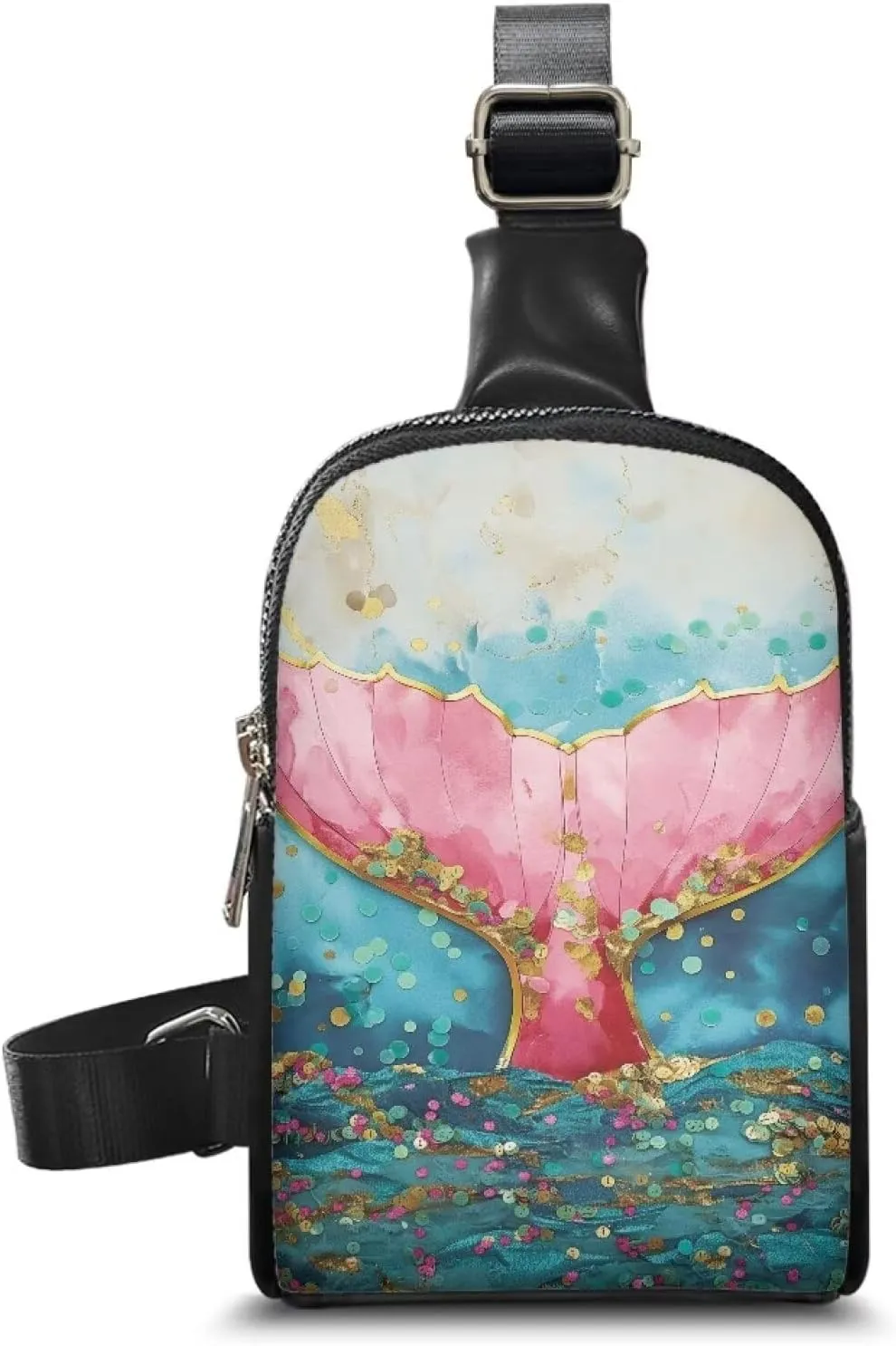 Small Sling Bags for Women Ladies Crossbody Sling Backpack Leather Fanny Pack Crossbody Bag for Travel