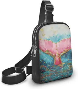 Small Sling Bags for Women Ladies Crossbody Sling Backpack Leather Fanny Pack Crossbody Bag for Travel