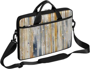Stripe Funny Style Laptop Shoulder Bag for Tablet Computer Notebook Sleeve Messenger Carrying Case Briefcase Tote