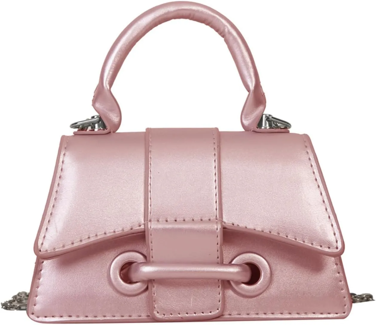 Stylish Chain Crossbody Bag for Women Trendy Phone Purse PU Handbag Satchel Shoulder Bags