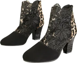 Tan Booties Women's Black Boots Boots for Walking All Day Women Lined Womens Boots Ankle Boots for Women with Heel Open toe Ankle Boots Black Wedge Heel Booties Casual Shoes for Women