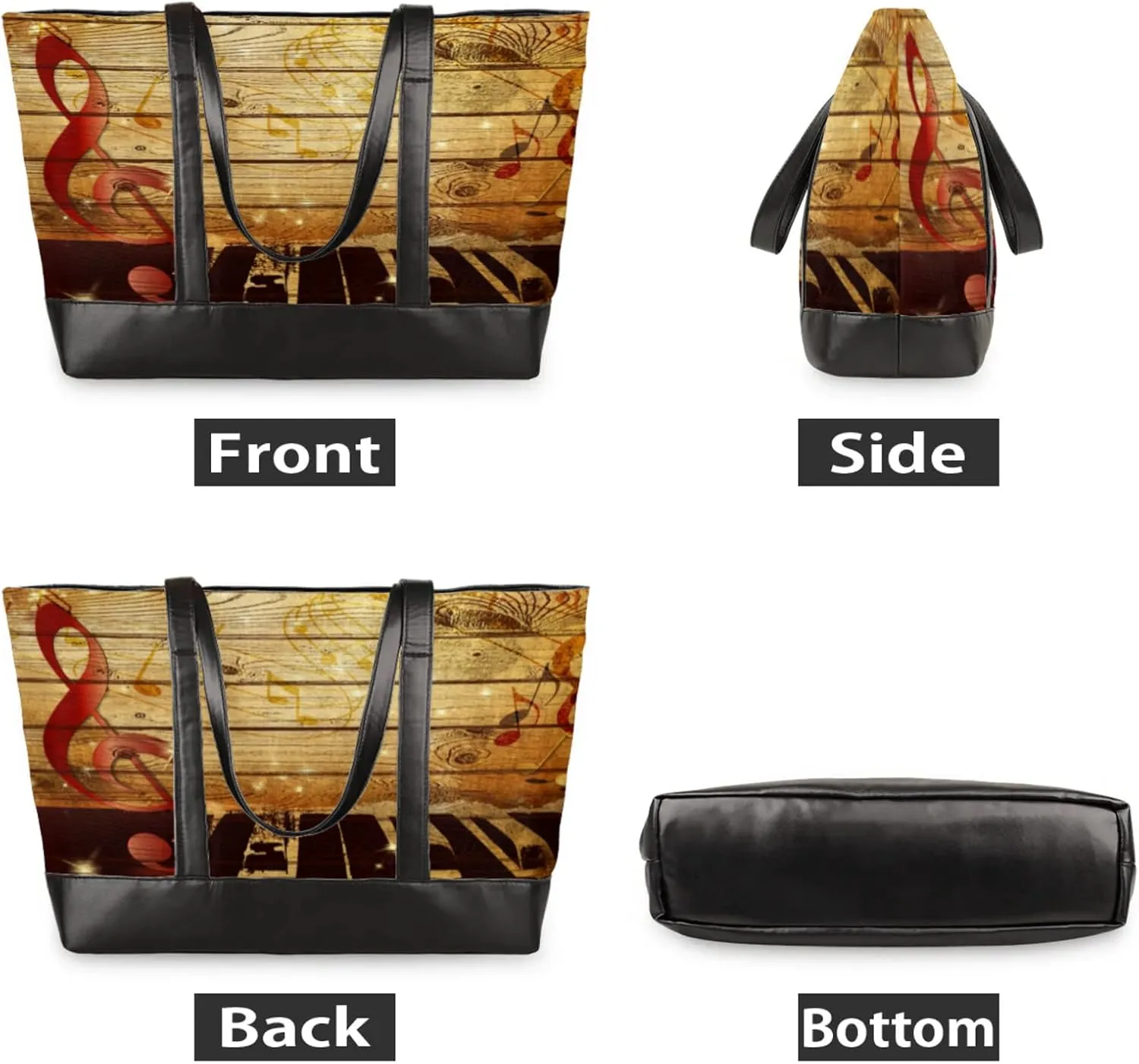Tote Bag for Women with Zipper, Laptop Tote Bags Laptop Sleeve Case Shoulder Bag Messenger Bags