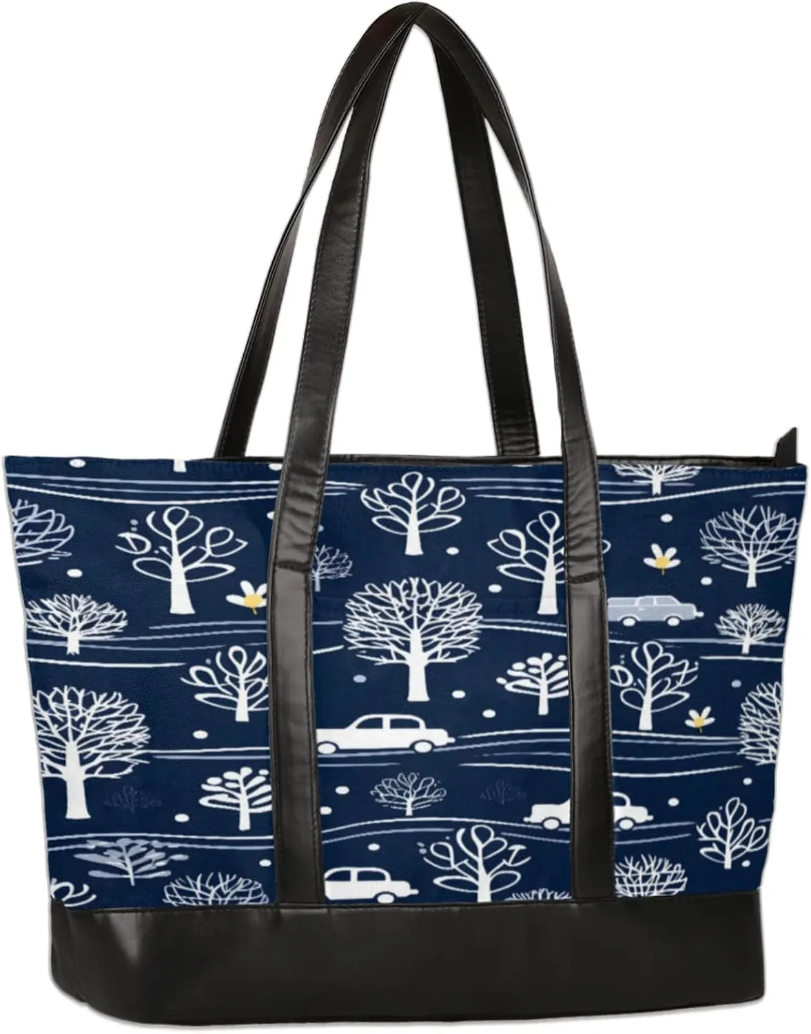 Tote Bag for Women with Zipper, Laptop Tote Bags Laptop Sleeve Case Shoulder Bag Messenger Bags