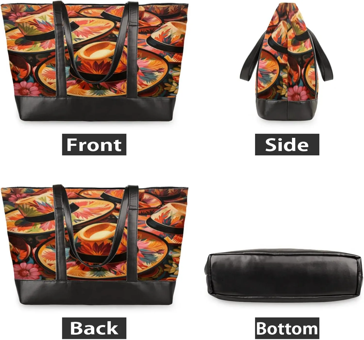 Tote Bag for Women with Zipper, Laptop Tote Bags Laptop Sleeve Case Shoulder Bag Messenger Bags