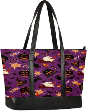 Tote Bag for Women with Zipper, Laptop Tote Bags Laptop Sleeve Case Shoulder Bag Messenger Bags