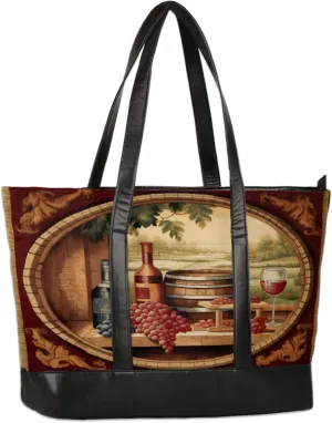 Tote Bag for Women with Zipper, Laptop Tote Bags Laptop Sleeve Case Shoulder Bag Messenger Bags