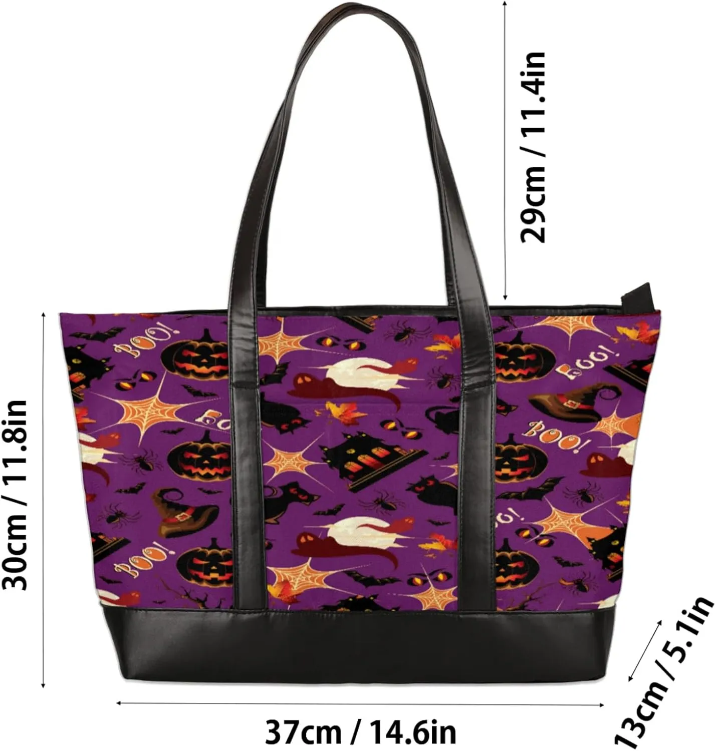 Tote Bag for Women with Zipper, Laptop Tote Bags Laptop Sleeve Case Shoulder Bag Messenger Bags