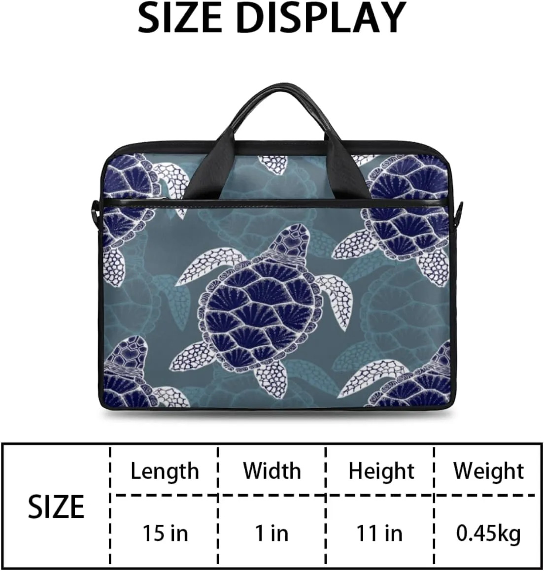 Tree Plants Texture Laptop Shoulder Bag for Tablet Computer Notebook Sleeve Messenger Carrying Case Briefcase Tote