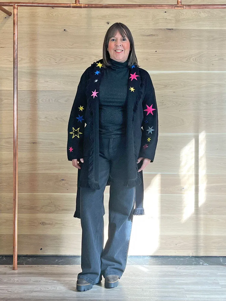 Vilagallo Beatriz Cardigan Rodeo Black