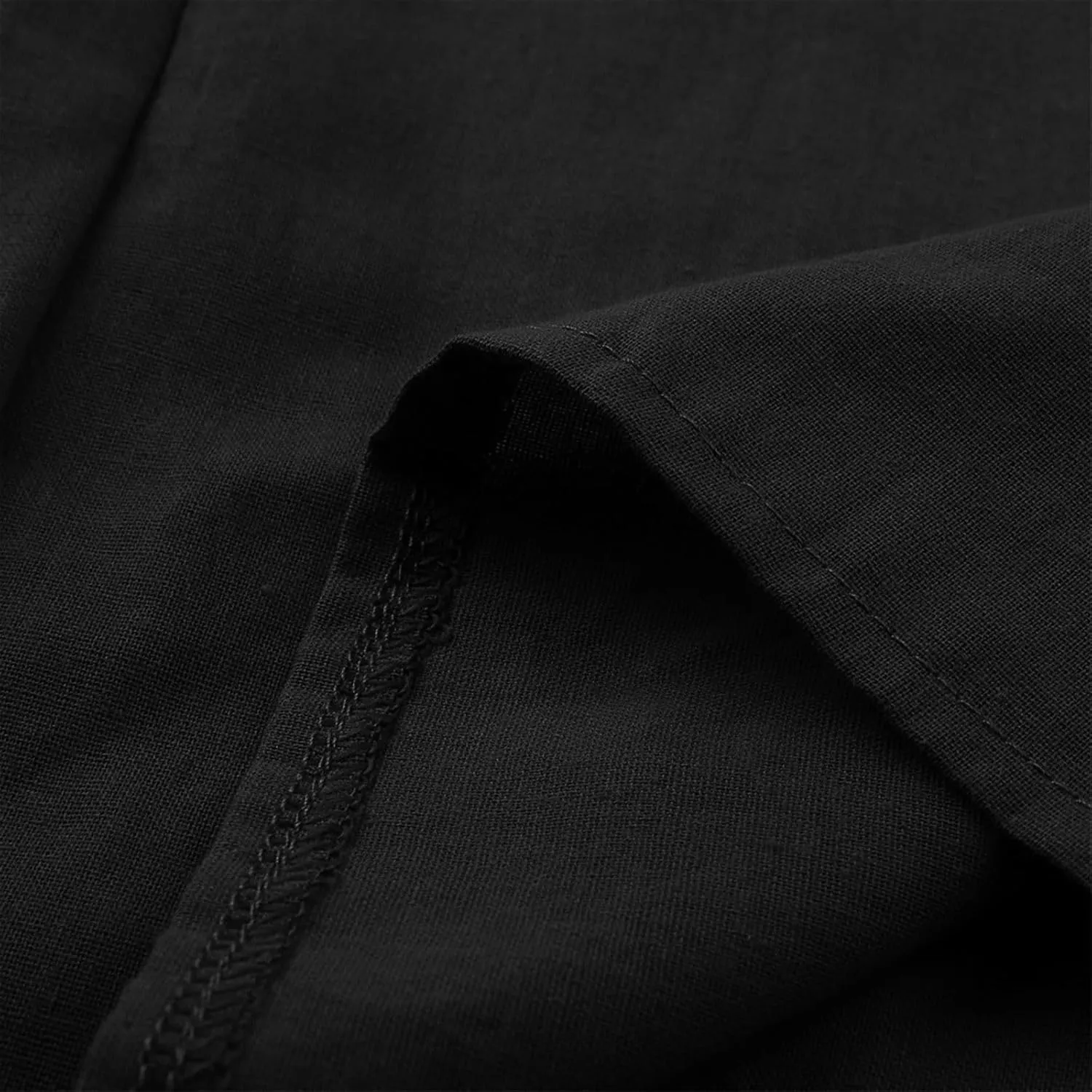 Wide Leg Linen Pants for Women Elasticated Waist Straight Leg Palazzo Pants Plus Size Solid Casual Summer Cotton Trousers