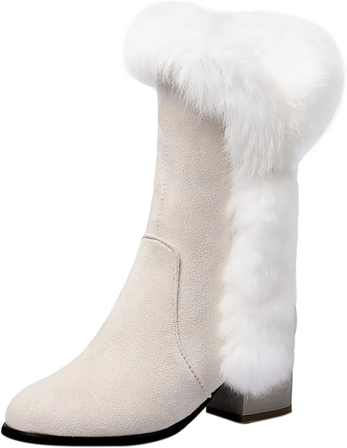 Winter Boots for Women 2023 Trendy Waterproof Womens Winter Boots Womens Wide Calf Snow Boots Walking Boots Women Comfort Waterproof Botas De Mujer Para El Frio De Vestir Con Tacones