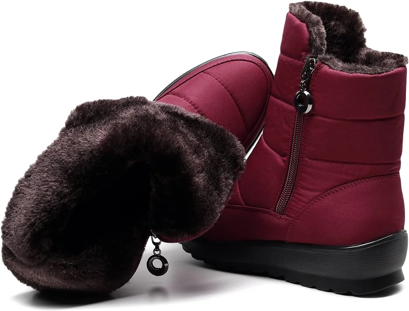 Winter Boots for Women Waterproof Snow Insulated Womens Snow Boots Cute Womens Snow Pants Waterproof Insulated Womens Waterproof Boots Slip on Botas Para Mujer De Invierno Para La Nieve