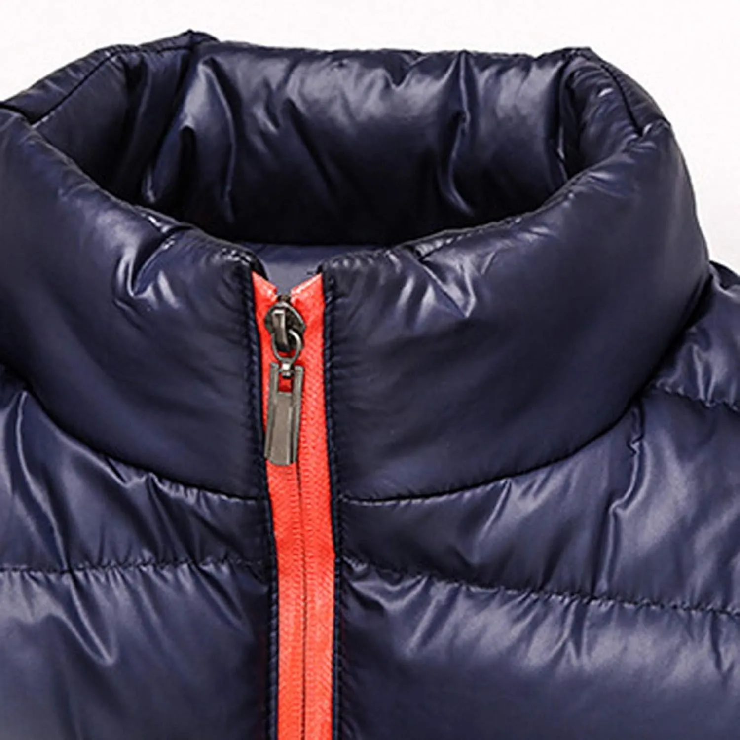 Winter Jackets for Men - Lightweight Puffer Quilted Jacket, Packable Down Coat, Stand Up Collar