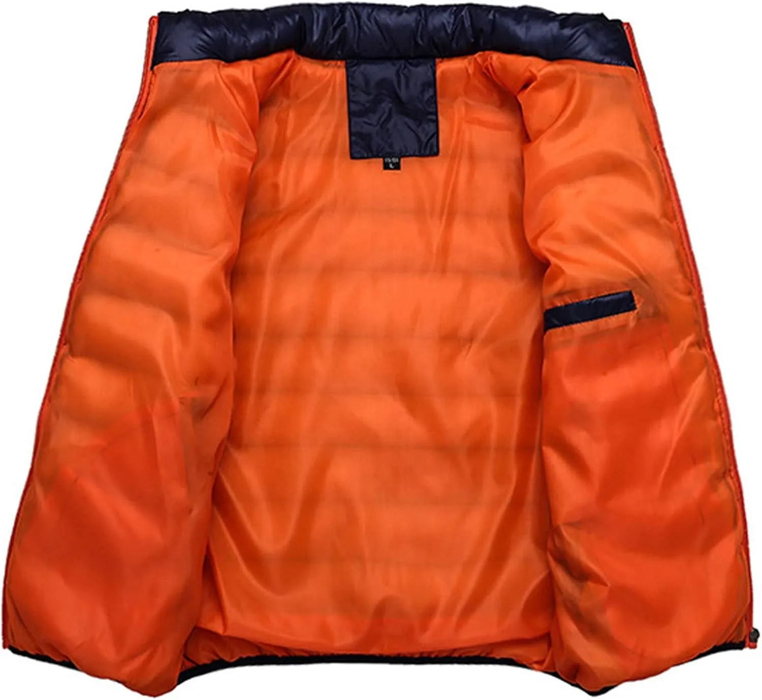 Winter Jackets for Men - Lightweight Puffer Quilted Jacket, Packable Down Coat, Stand Up Collar