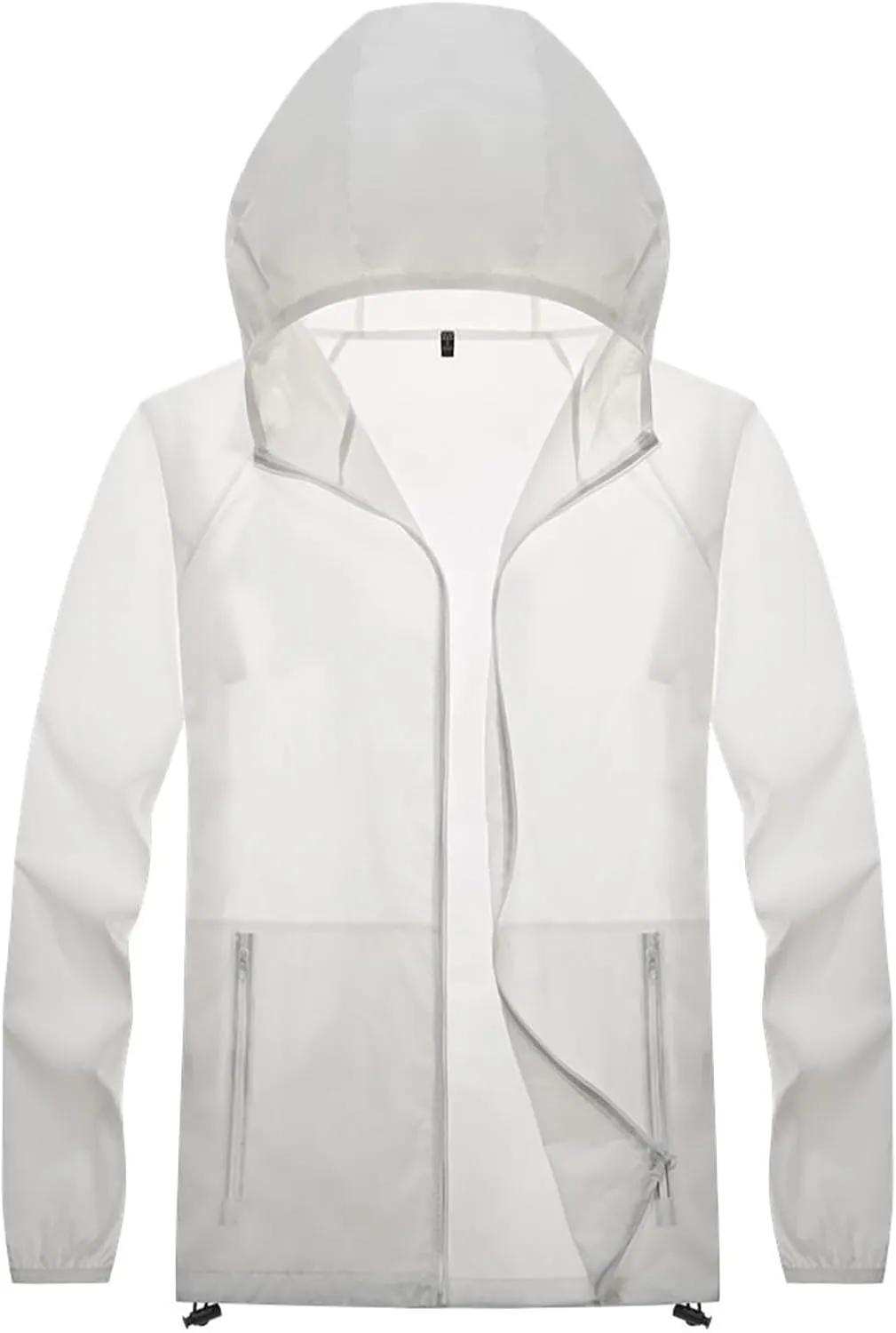 Women Casual Raincoats Active Outdoor Hooded Long Sleeve Rainproof Windproof Lightweight Jackets Trench Coats 2023