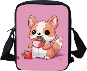 Women Men Small Crossbody Bag Messenger Purse for Traveling Shopping
