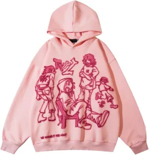 Women Rhinestone Graphic Hoodies Y2k Full Zip Up Jacket Men Gothic Oversized Aesthetic Hoodie Clothes Casual Sweatshirt