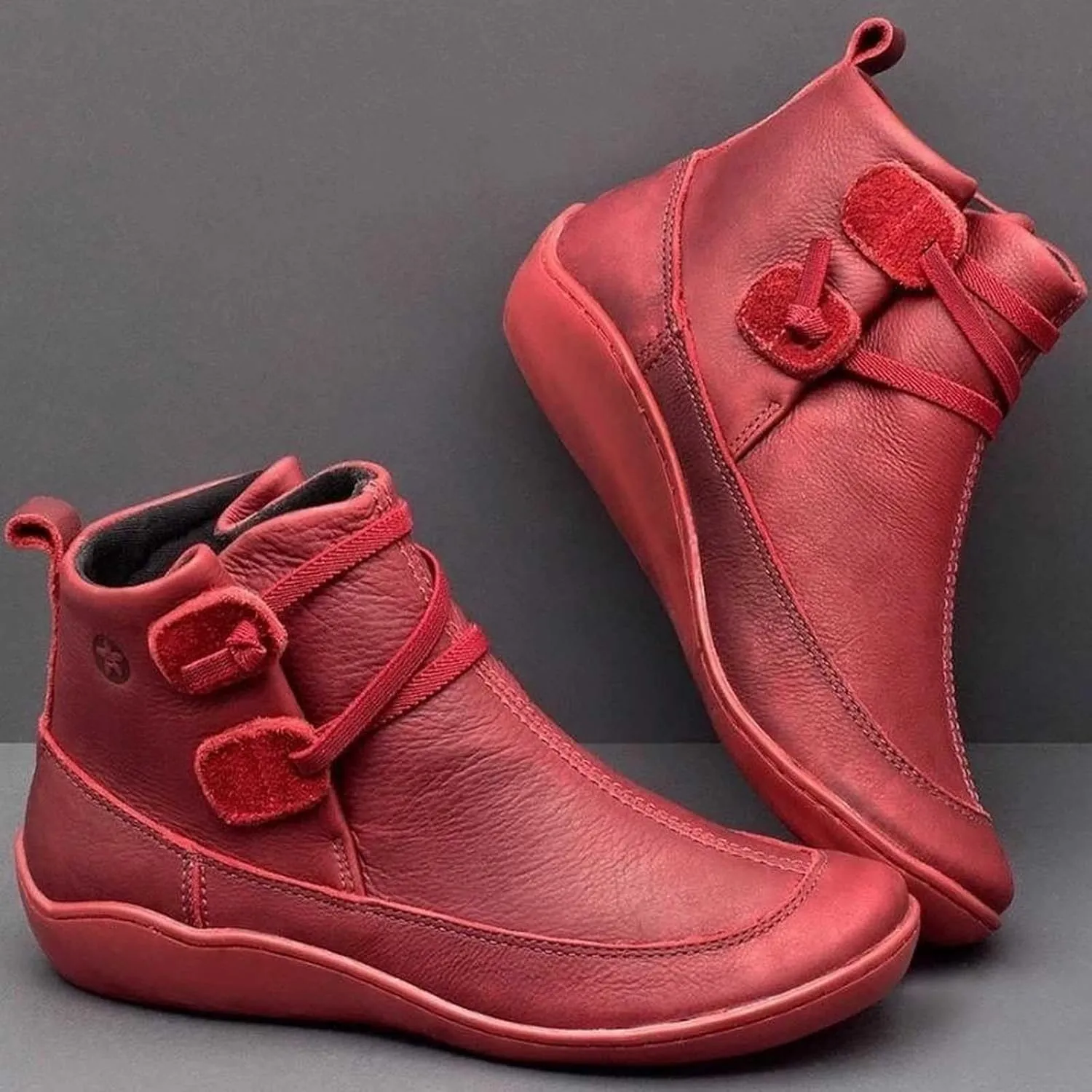 Women's Ankle Boots Ankle Rubber Boots for Women Botas Elegantes Para Mujer Black Boots Womens Black Ankle Boots for Women Comfort Ankle Boot for Sprained Ankle