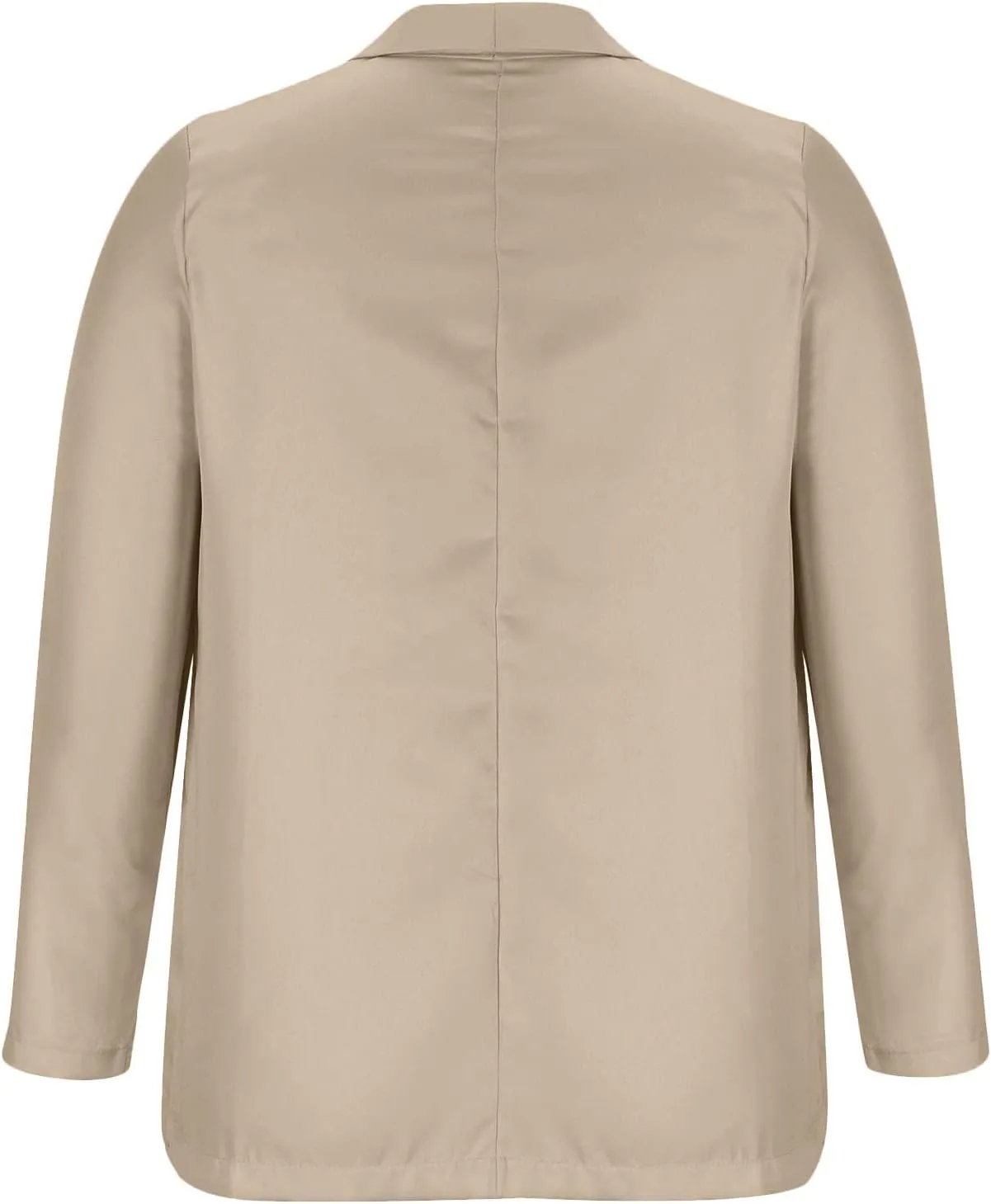 Womens Blazers 2024 Fall Bussiness,Casual Long Sleeve Button Open Front Suit Jackets, Work Clothes with Pockets