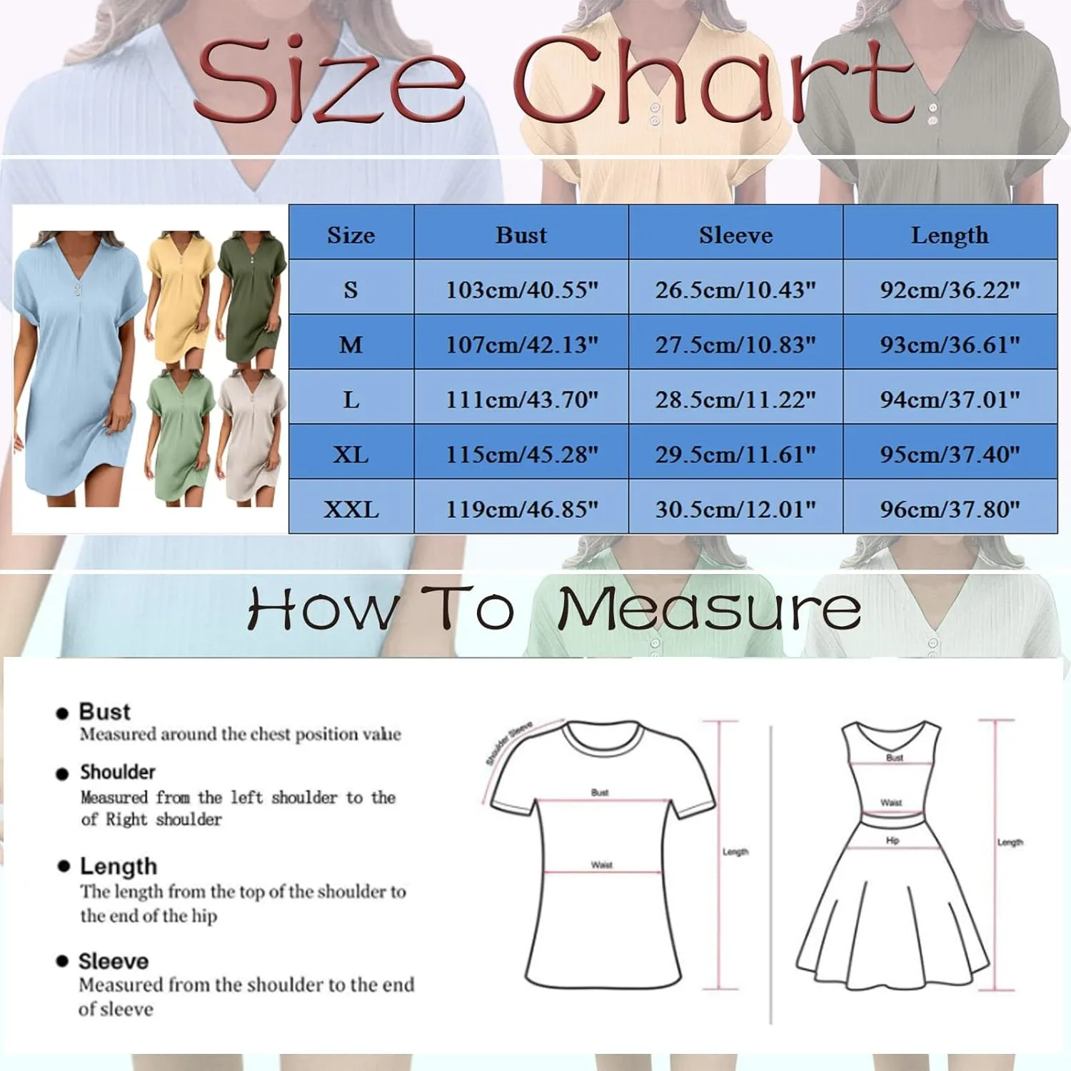 Womens Button Down Shirt Dress Summer Cotton Linen Dress V-Neck Mini Dress Casual Short Sleeve Loose Tunic Dresses