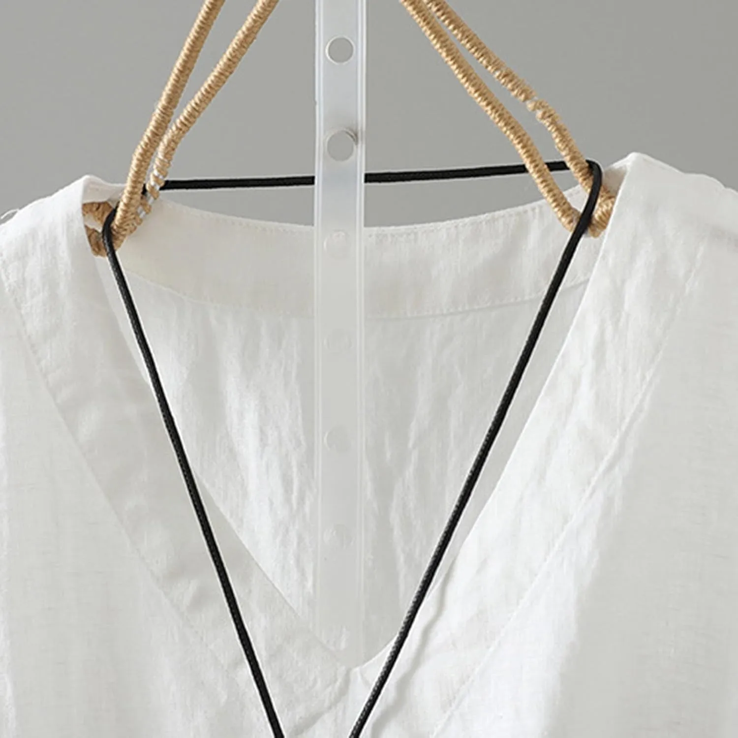 Womens Loose Fit Casual Flowy Tank Tops V Neck Trendy Sleeveless Summer Top Side Slit Shirts Solid Lightweight Tee