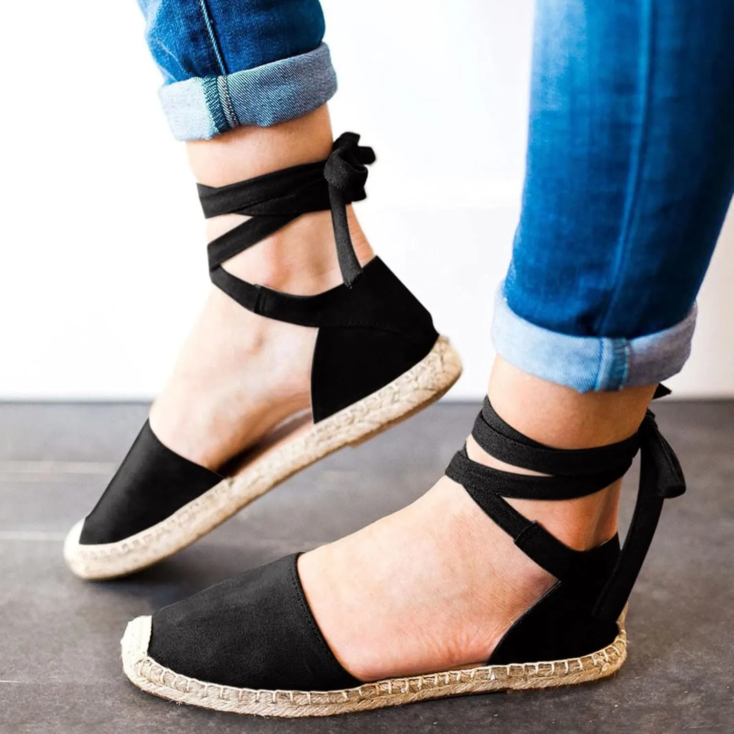 Womens Platform Sandals Summer Casual Flatform Platform Wedge Slides for Women Black Sandals for Women