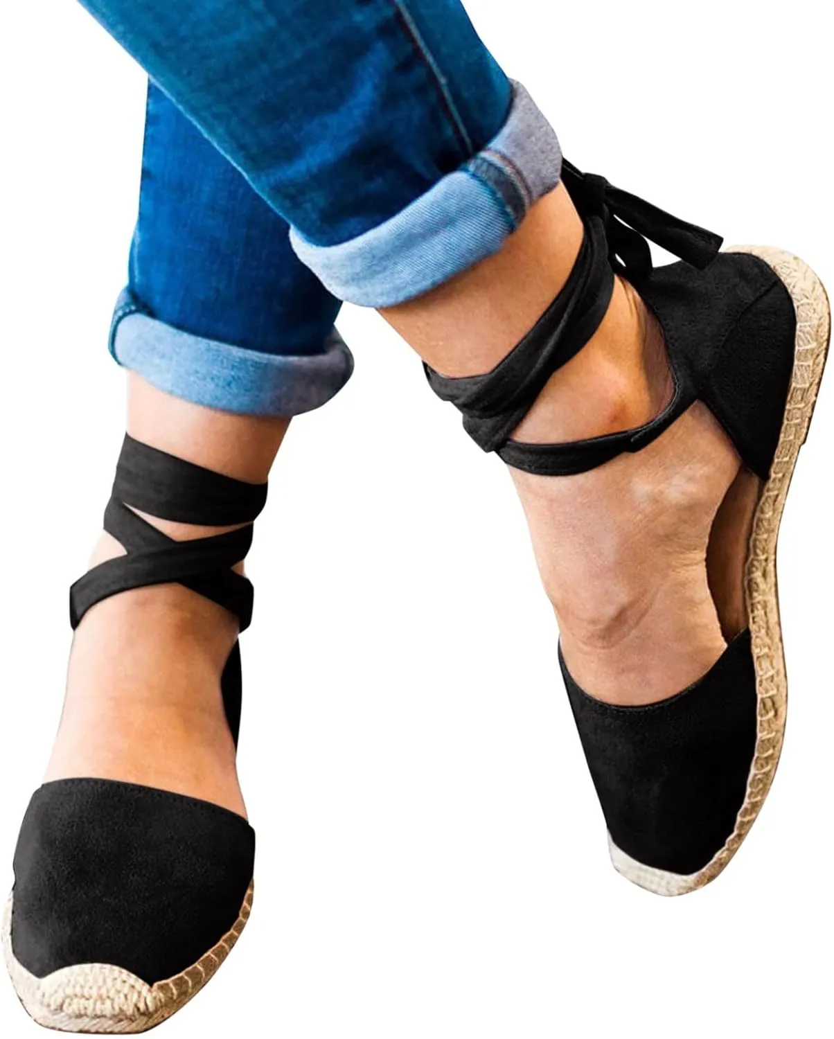 Womens Platform Sandals Summer Casual Flatform Platform Wedge Slides for Women Black Sandals for Women