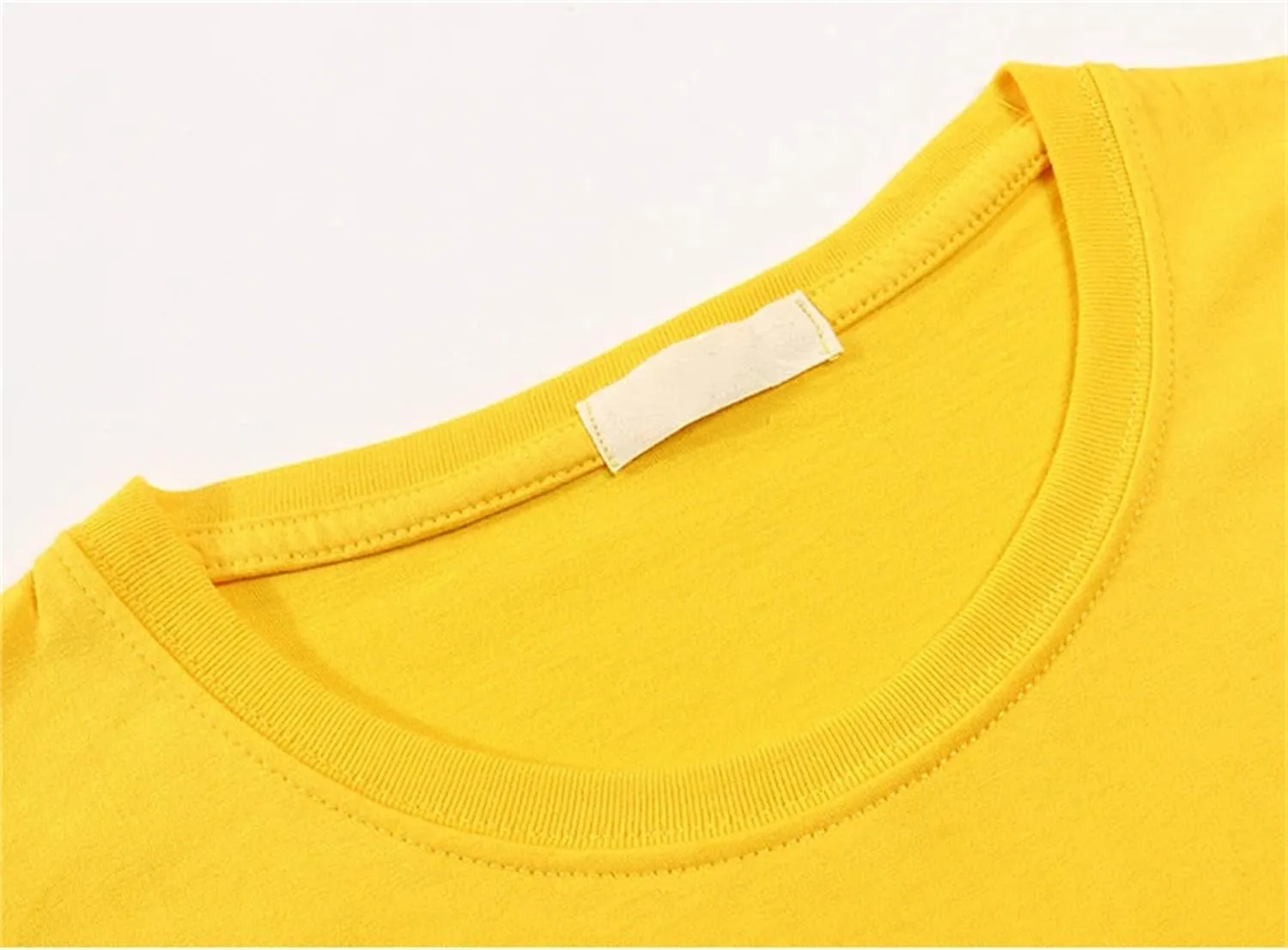 Women's Round Neck Cotton Short Sleeve Solid Color T-Shirt Casual Loose Everyday Tops