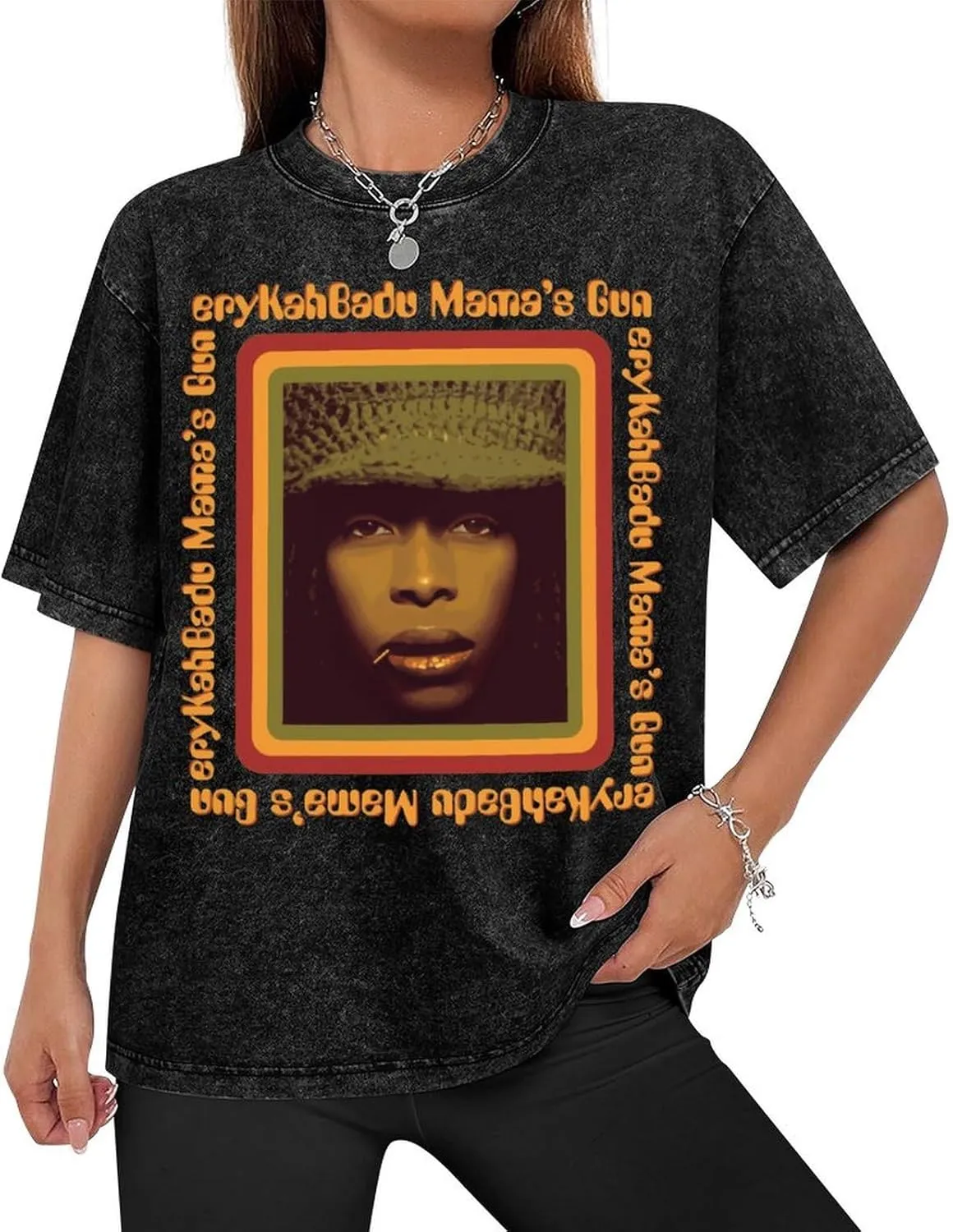 Women's Shirt,Music Short-Sleeved Washed Tshirt Cotton Round Neck T Shirt Oversize T-Shirt Novelty Shirts for Men Basic Tee