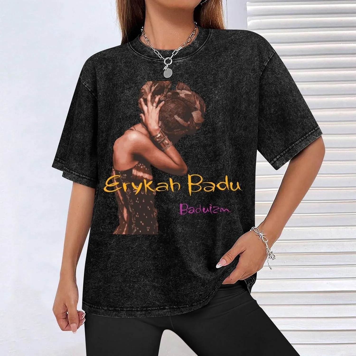 Women's Shirt,Music Short-Sleeved Washed Tshirt Cotton Round Neck T Shirt Oversize T-Shirt Novelty Shirts for Men Basic Tee