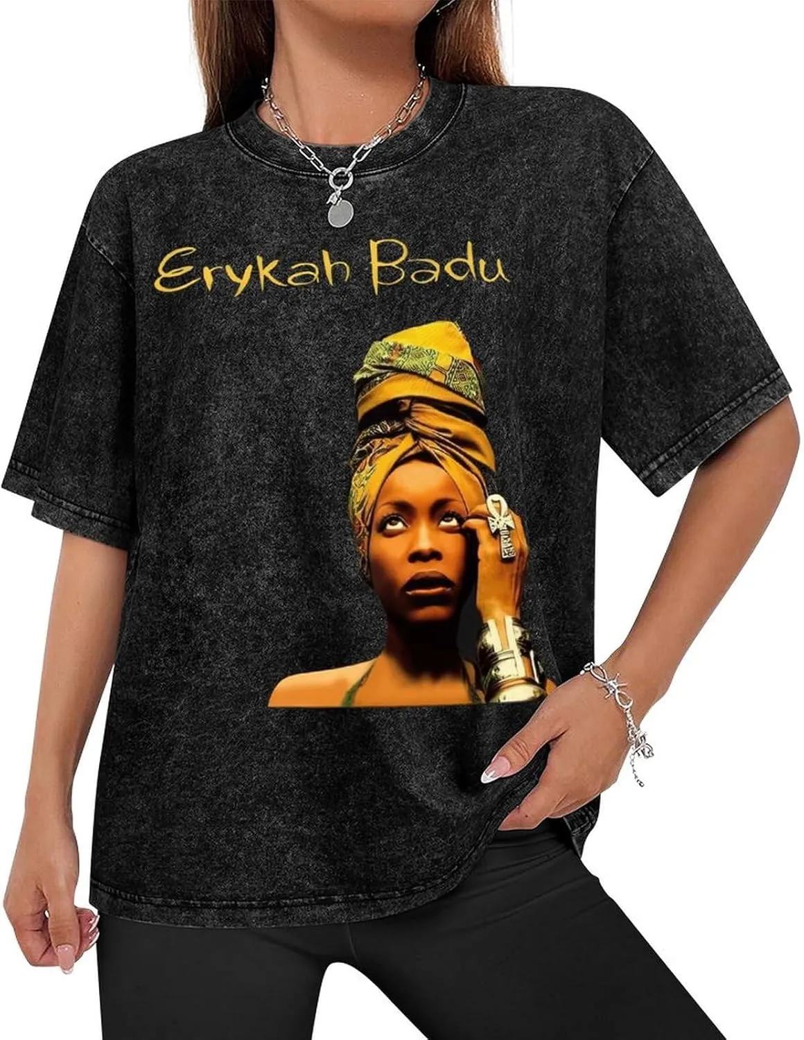 Women's Shirt,Music Short-Sleeved Washed Tshirt Cotton Round Neck T Shirt Oversize T-Shirt Novelty Shirts for Men Basic Tee