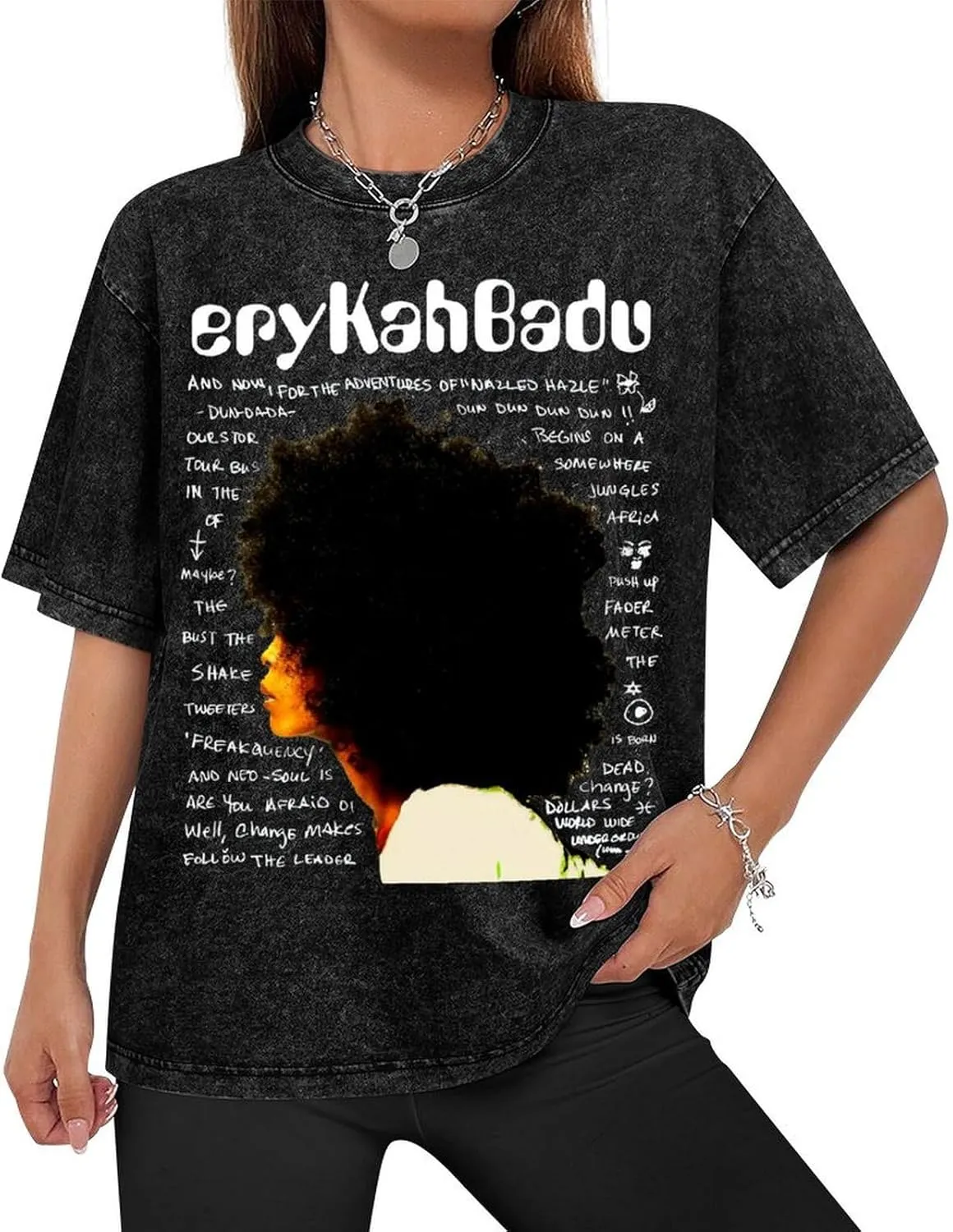 Women's Shirt,Music Short-Sleeved Washed Tshirt Cotton Round Neck T Shirt Oversize T-Shirt Novelty Shirts for Men Basic Tee