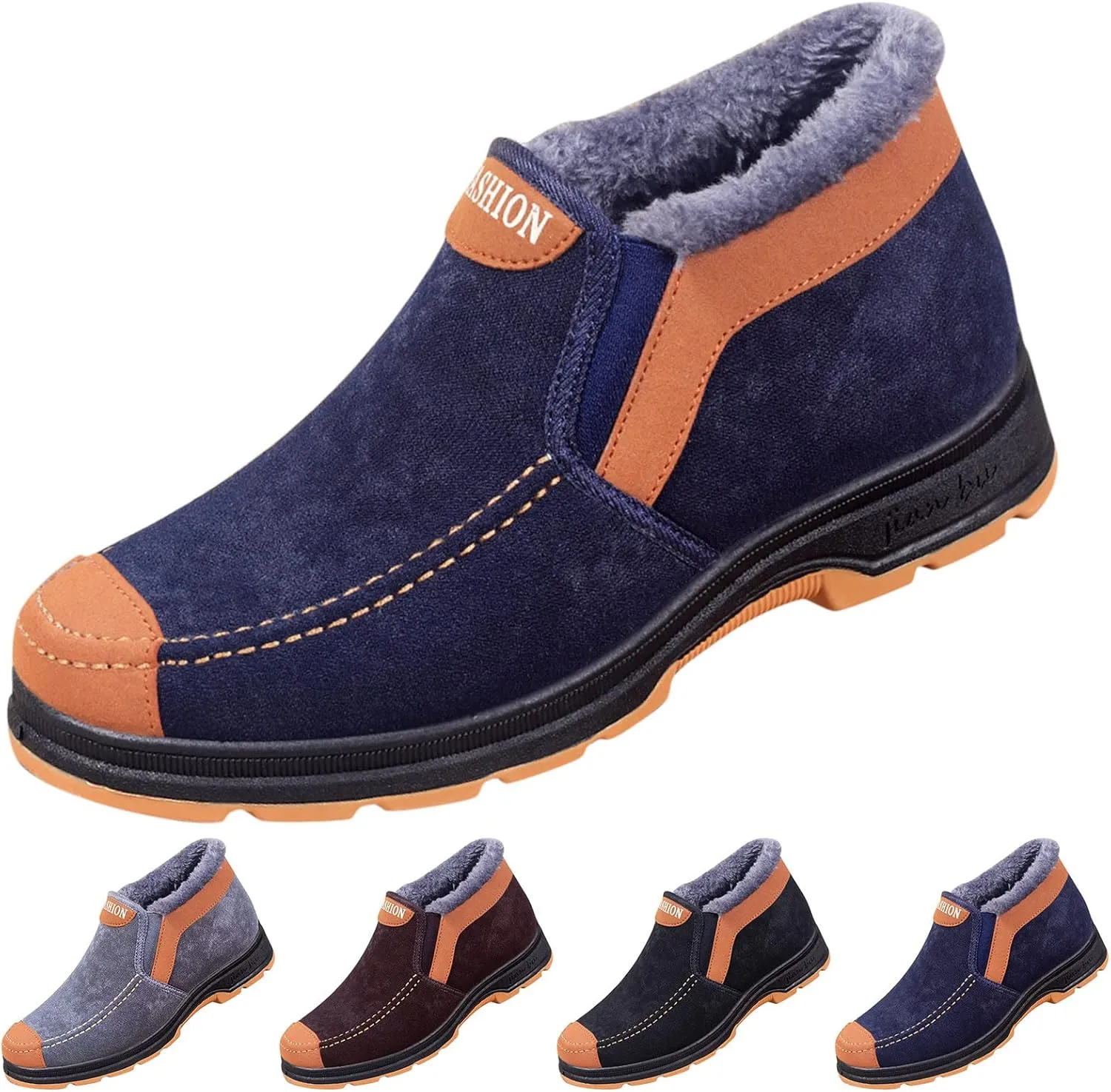Women's Snow Boots Waterproof Insulated Knee High Waterproof Womens Winter Boots Winter Fur Boots Women Size 8 Mid Calf Winter Boots for Women with Fur Snow Shoes for Women Wide