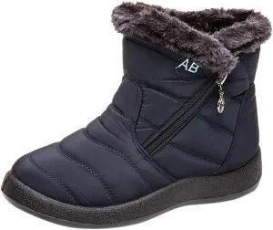 Womens Snow Boots Waterproof Insulated Size 7.5 Woman Snow Boots Waterproof Non Slip Winter Work Boots for Women Wide Width Womens Hiking Boots Waterproof Lightweight Boots for Women Winter